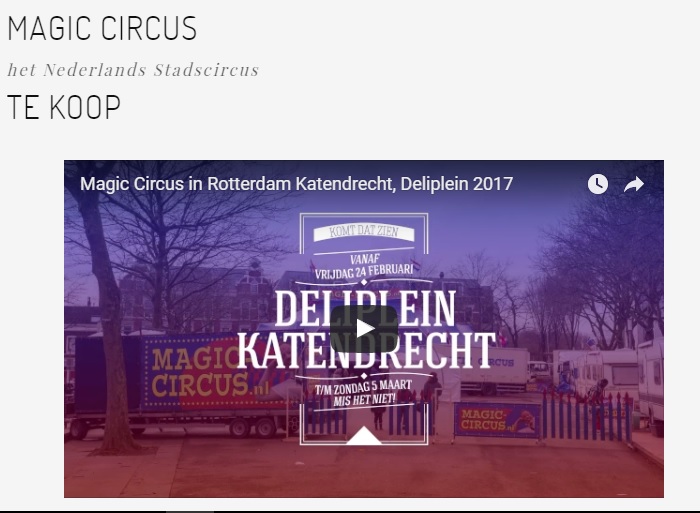 Magic Circus te koop?
