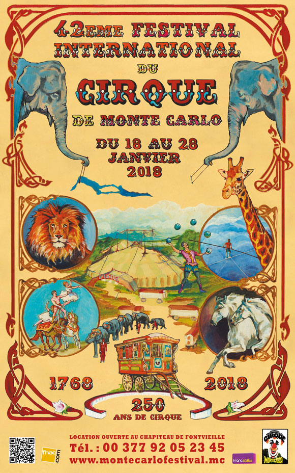 Het 42ste Internationaal Circusfestival van Monte Carlo