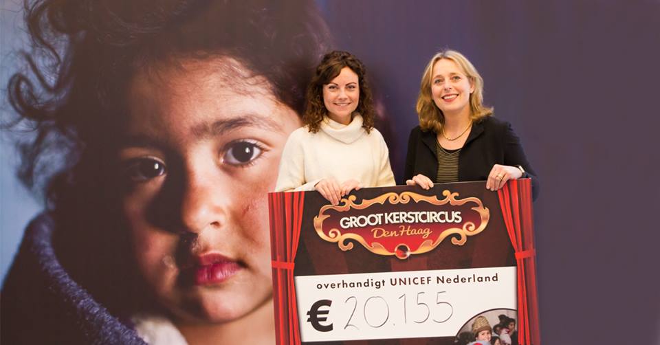 Groot Kerstcircus Den Haag: 20155 euro opgehaald voor Unicef