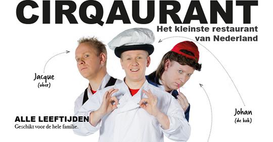 Cirq’aurant brengt circustheater met vrolijke jongleervariaties en magie