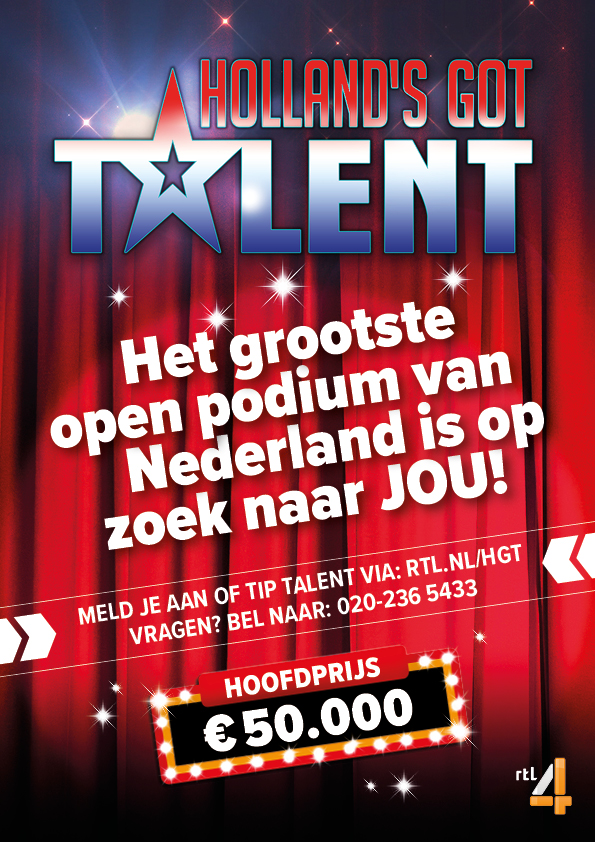Holland’s Got Talent is terug en zoekt jou!