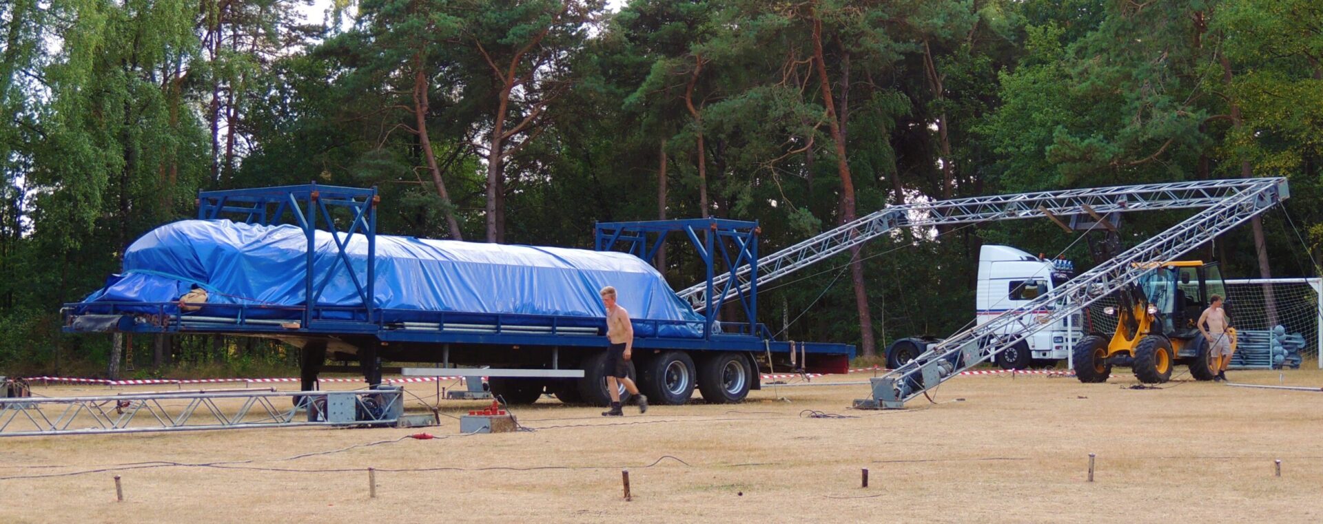 Circus Freiwald maakt zich klaar voor campingtour