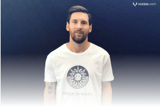 Soleil maakt show rond Leo Messi