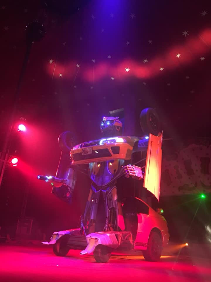 Transformers bij Wiener Circus