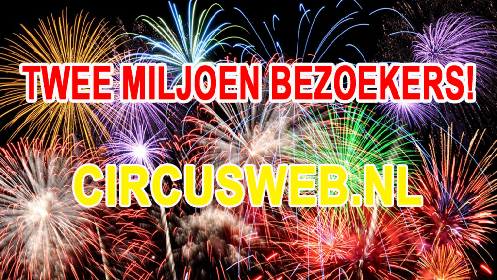 Twee miljoen bezoekers voor Circusweb