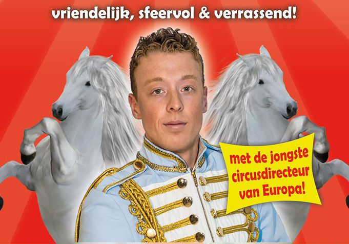 Kevin van Geet directeur circus Harlekino !