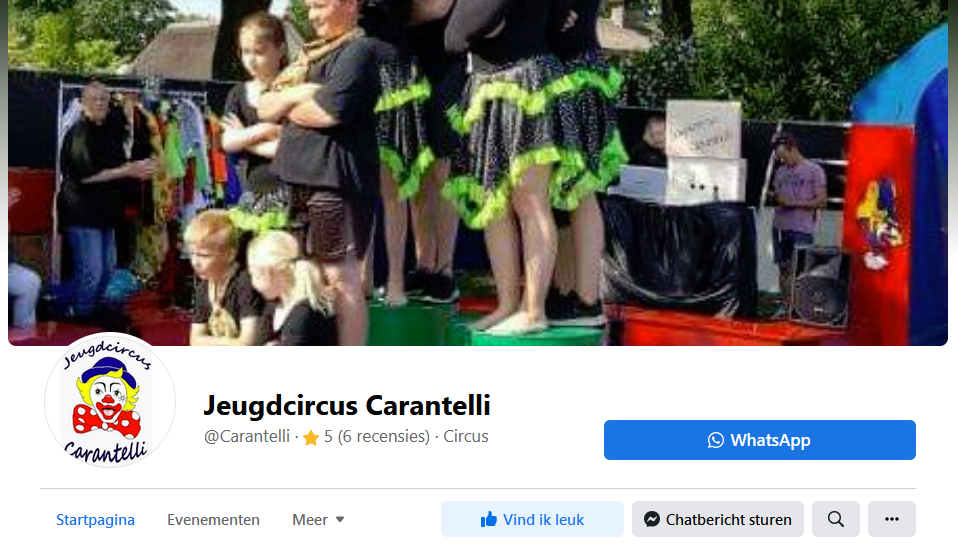 Doek valt voor Jeugdcircus Carantelli