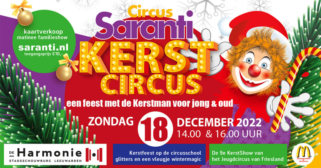 Kerstcircus Saranti Leeuwarden
