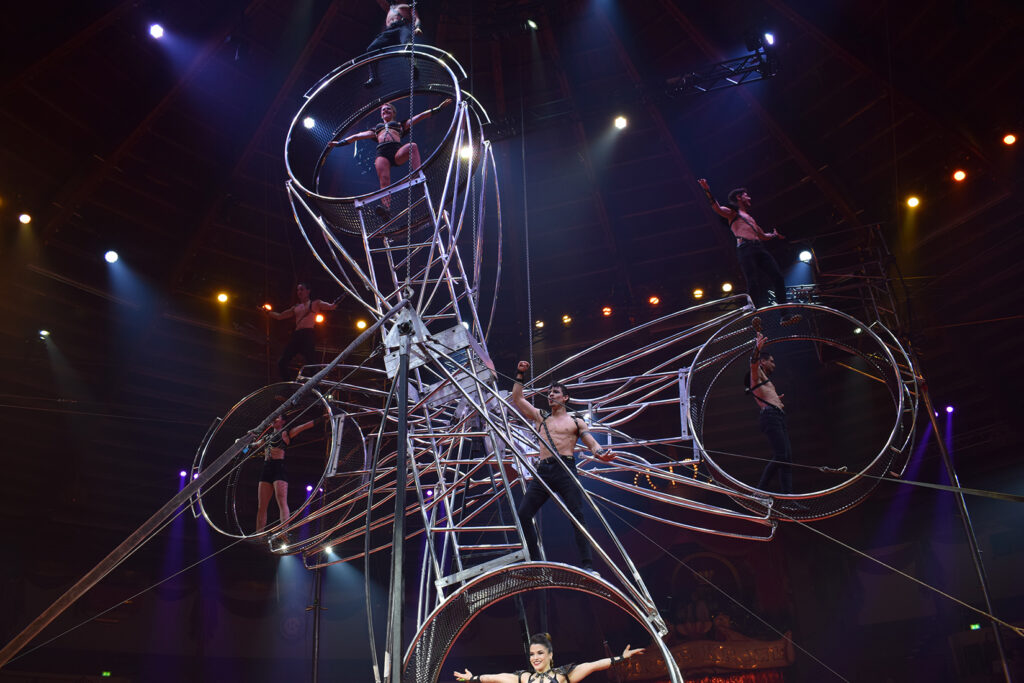 Acrobaat Kerstcircus Haarlem raakt gewond na metershoge val