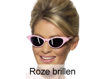 Roze Toppers verkleedbrillen
