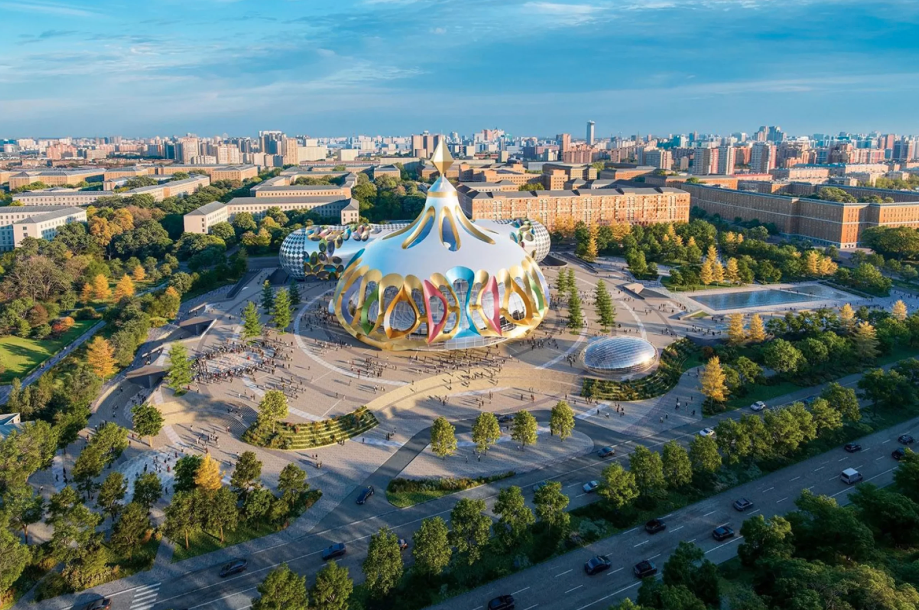 Nieuwbouw voor circusgebouw in Moskou