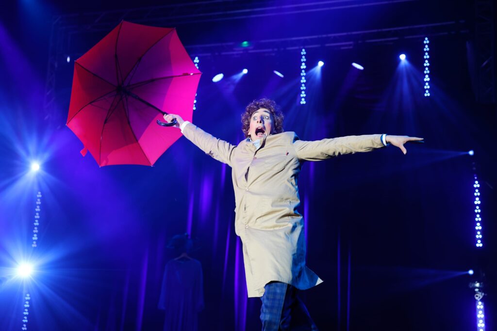 Silent comedian Kevinski naar Circus-Theater Roncalli