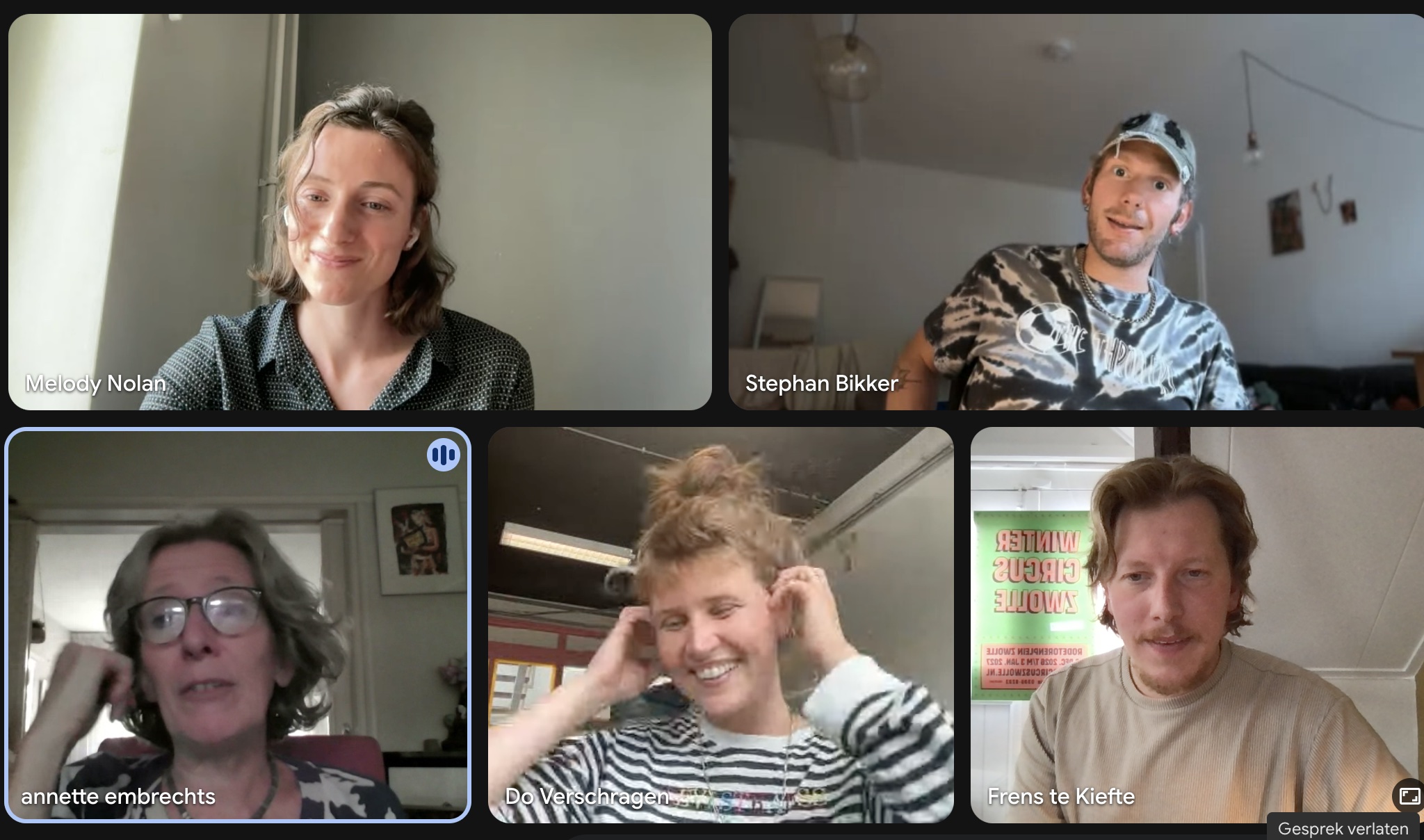 Jury BNG Circusprijs in gesprek met vier genomineerden en kiest winnaar…